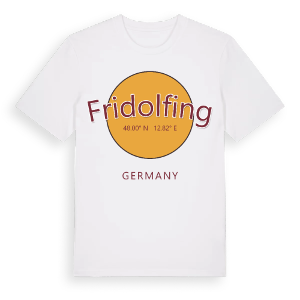 Fridolfing cirkel t-shirt – ekologisk bomull t-shirt från Pinshirt