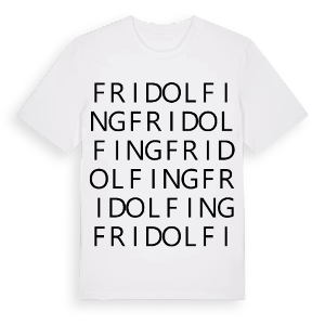 Fridolfing ordlek t-shirt – ekologisk bomull t-shirt från Pinshirt