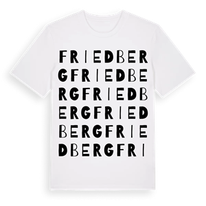 Friedberg ordlek t-shirt – ekologisk bomull t-shirt från Pinshirt