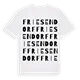 Friesendorf ordlek t-shirt