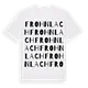 Frohnlach ordlek t-shirt