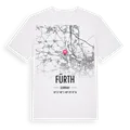 Fürth karta t-shirt
