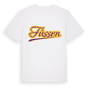 Füssen baseball t-shirt – ekologisk bomull t-shirt från Pinshirt