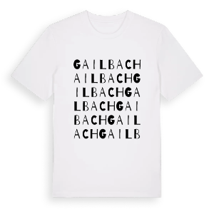 Gailbach ordlek t-shirt – ekologisk bomull t-shirt från Pinshirt