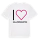 Jag älskar Gallmersgarten t-shirt stort tryck