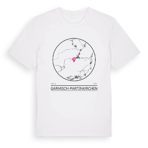 Garmisch-Partenkirchen t-shirt – ekologisk bomull t-shirt från Pinshirt