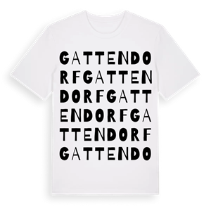 Gattendorf ordlek t-shirt – ekologisk bomull t-shirt från Pinshirt