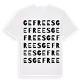 Gefrees ordlek t-shirt