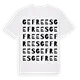 Gefrees ordlek t-shirt