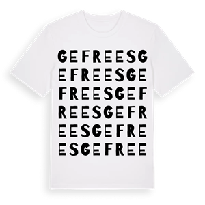 Gefrees ordlek t-shirt – ekologisk bomull t-shirt från Pinshirt