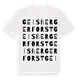 Geisberger Forst ordlek t-shirt