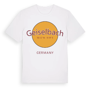 Geiselbach cirkel t-shirt – ekologisk bomull t-shirt från Pinshirt