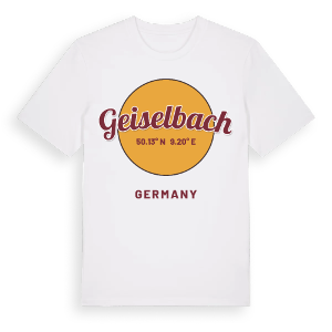 Geiselbach cirkel t-shirt – ekologisk bomull t-shirt från Pinshirt