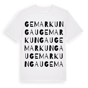 Gemarkung Au ordlek t-shirt – ekologisk bomull t-shirt från Pinshirt