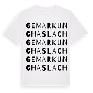 Gemarkung Haslach ordlek t-shirt – ekologisk bomull t-shirt från Pinshirt