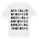 Gemarkung Hochberg ordlek t-shirt