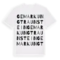 Gemarkung Traunstein ordlek t-shirt