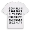 Gemarkungsgrenze Altbessingen ordlek t-shirt