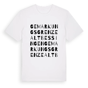 Gemarkungsgrenze Altbessingen ordlek t-shirt – ekologisk bomull t-shirt från Pinshirt