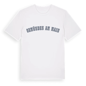 Gemünden am Main college t-shirt – ekologisk bomull t-shirt från Pinshirt
