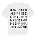 Gemünden am Main ordlek t-shirt