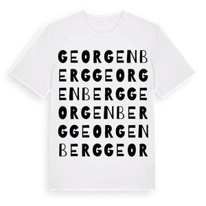 Georgenberg ordlek t-shirt – ekologisk bomull t-shirt från Pinshirt