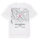 Georgs- und Kreuzviertel karta t-shirt
