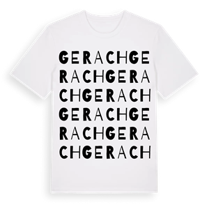 Gerach ordlek t-shirt – ekologisk bomull t-shirt från Pinshirt