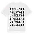 Gerlaser Forst ordlek t-shirt