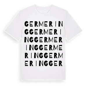 Germering ordlek t-shirt – ekologisk bomull t-shirt från Pinshirt