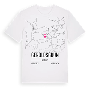 Geroldsgrün karta t-shirt – ekologisk bomull t-shirt från Pinshirt