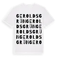 Geroldsgrün ordlek t-shirt