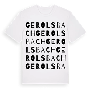 Gerolsbach ordlek t-shirt – ekologisk bomull t-shirt från Pinshirt