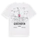Gersthofen karta t-shirt