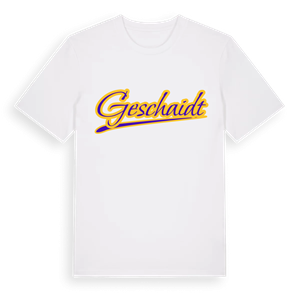 Geschaidt baseball t-shirt – ekologisk bomull t-shirt från Pinshirt