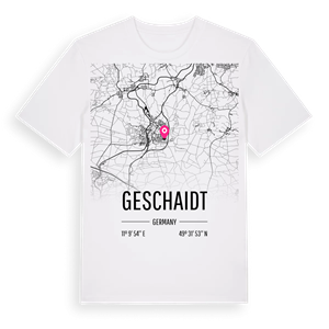 Geschaidt karta t-shirt – ekologisk bomull t-shirt från Pinshirt
