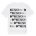 Geschaidt ordlek t-shirt