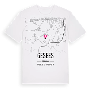 Gesees karta t-shirt – ekologisk bomull t-shirt från Pinshirt