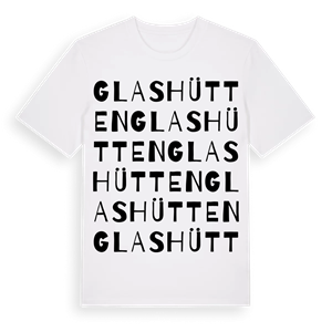 Glashütten ordlek t-shirt – ekologisk bomull t-shirt från Pinshirt