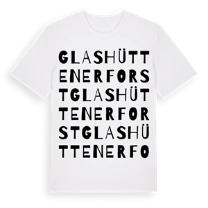 Glashüttener Forst ordlek t-shirt – ekologisk bomull t-shirt från Pinshirt