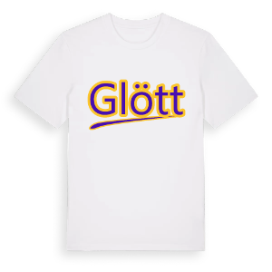 Glött baseball t-shirt – ekologisk bomull t-shirt från Pinshirt