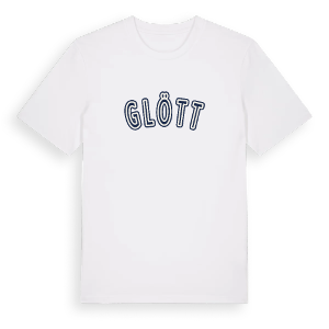 Glött college t-shirt – ekologisk bomull t-shirt från Pinshirt