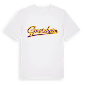 Gnotzheim baseball t-shirt – ekologisk bomull t-shirt från Pinshirt