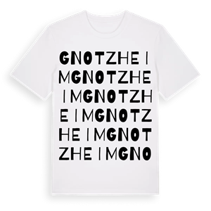 Gnotzheim ordlek t-shirt – ekologisk bomull t-shirt från Pinshirt