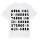 Göggingen-Nordost ordlek t-shirt