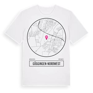 Göggingen-Nordwest t-shirt – ekologisk bomull t-shirt från Pinshirt