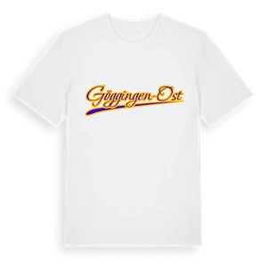 Göggingen-Ost baseball t-shirt – ekologisk bomull t-shirt från Pinshirt