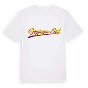 Göggingen-Süd baseball t-shirt – ekologisk bomull t-shirt från Pinshirt