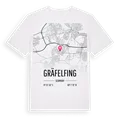Gräfelfing karta t-shirt