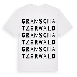 Gramschatzer Wald ordlek t-shirt – ekologisk bomull t-shirt från Pinshirt